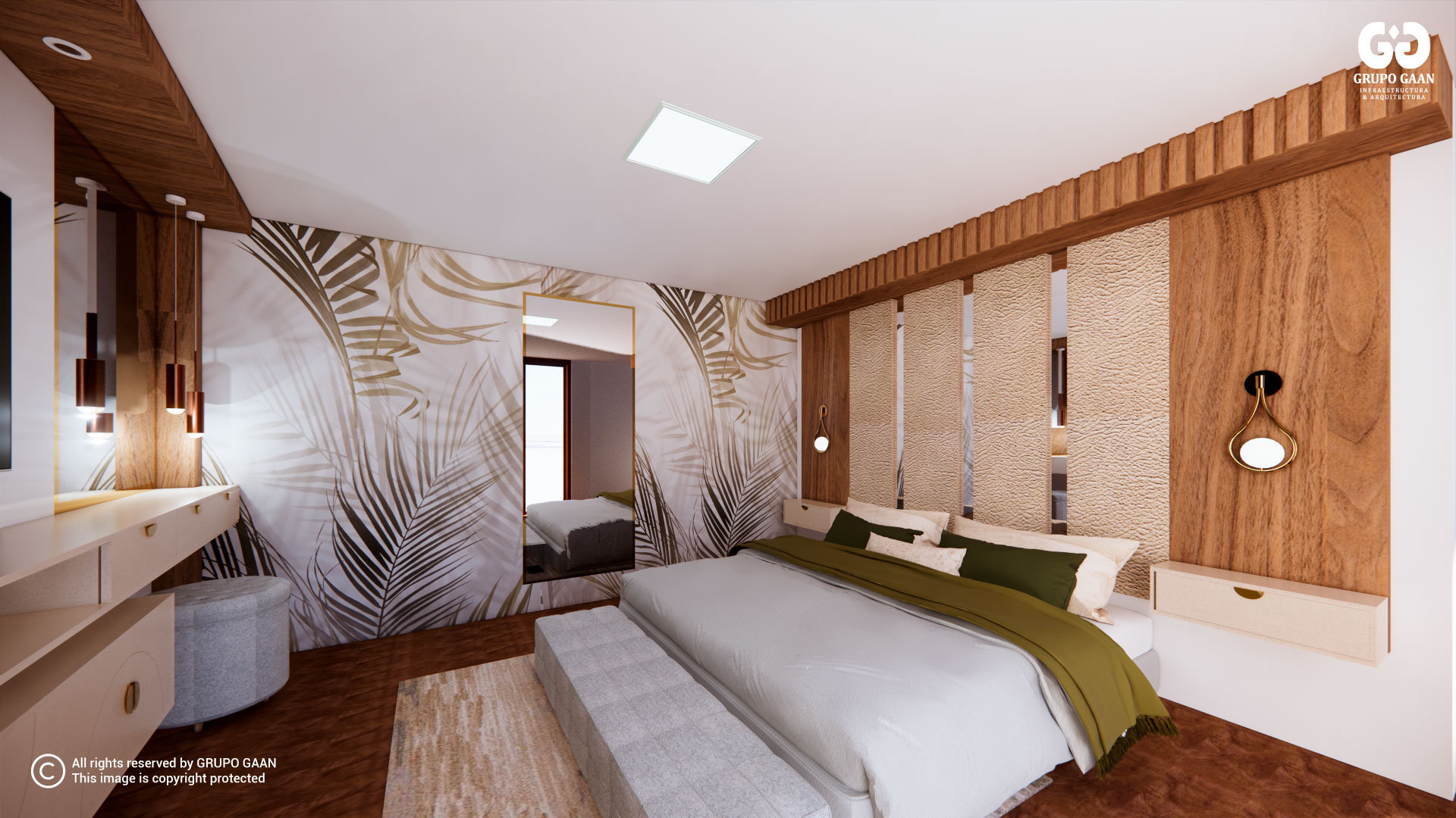 Diseño 3D Render Dormitorio en Cajamarca-Trujillo y Chiclayo 1