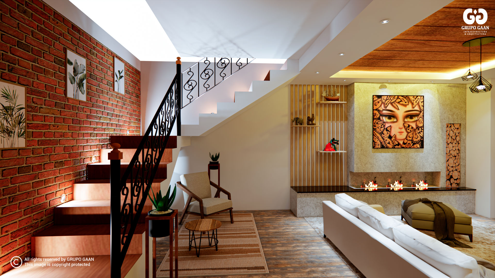 Diseños 3D Render Sala y Comedor en Cajamarca-Trujillo y Chiclayo 3