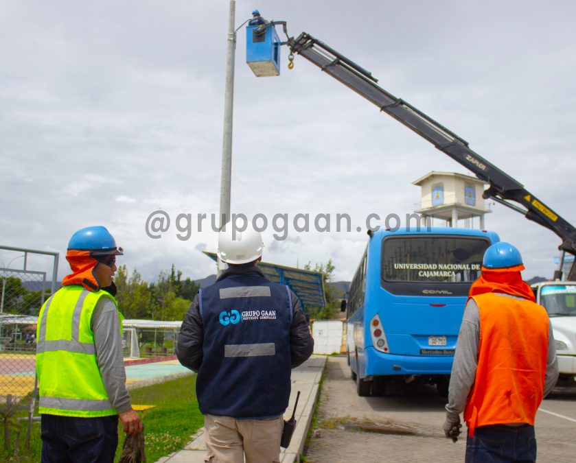 Servicio de Cámaras de Seguridad en la Universidad Nacional de Cajamarca - Grupo Gaan Servicios Generales -1